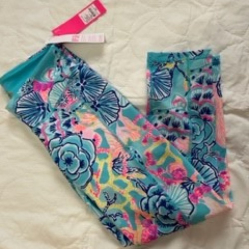 Lilly Pulitzer UPF 50+ Luxletic 24" Weekender Midi Legging Bali Blue
